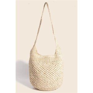 Fame Intricate Braided Hobo Shoulder Bag